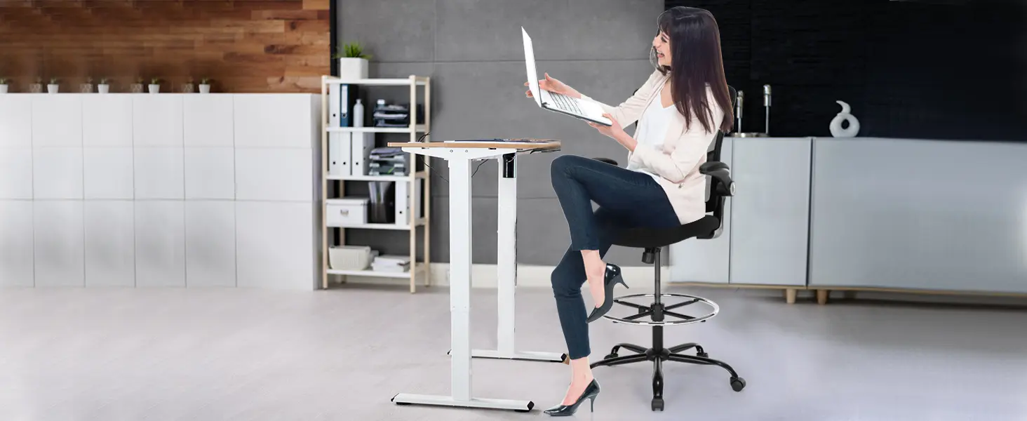 Tall Drafting & Standing-Desk Chairs by X XISHE in a workspace